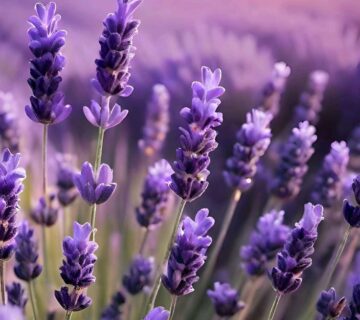 گل‌های بنفش گیاه اسطوخودوس